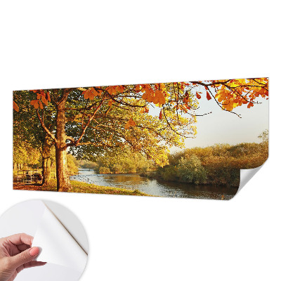 Samoljepljiva fototapeta za spavaću sobu Obalna jesen