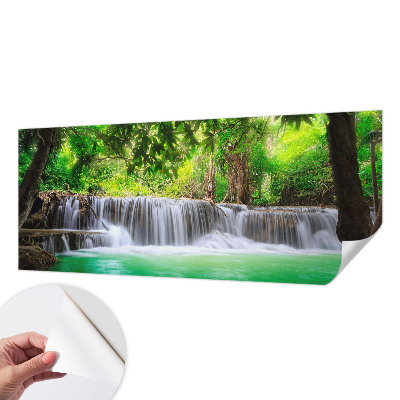 Samoljepljiva fototapeta za spavaću sobu Šumski vodopad