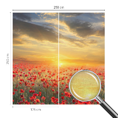 Fototapeta za dječju sobu Polje maka