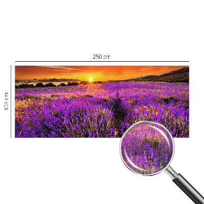 Foto tapeta za dječju sobu s motivom zalaska sunca u nijansama lavande