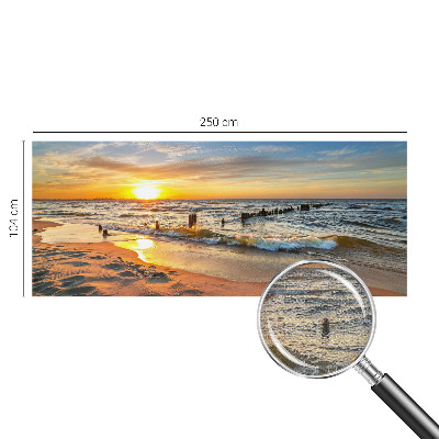Dječja fototapeta Zalazak sunca na plaži