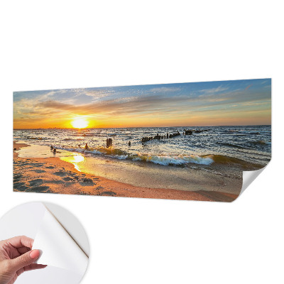 Dječja fototapeta Zalazak sunca na plaži