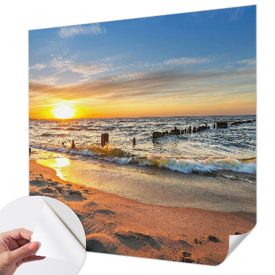 Dječja fototapeta Zalazak sunca na plaži