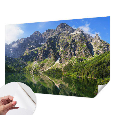 Foto tapeta za dječju sobu s motivom slikovitih planina