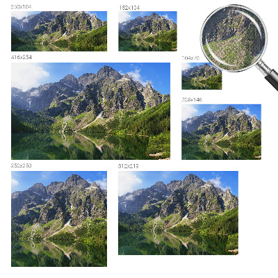 Foto tapeta za dječju sobu Slikovite planine