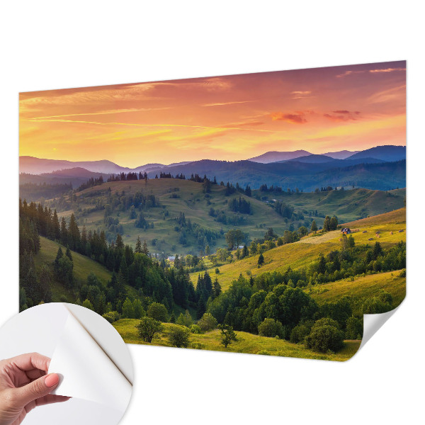 Samoljepljiva fototapeta za spavaću sobu Planinski krajolik