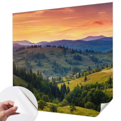 Samoljepljiva fototapeta za spavaću sobu Planinski krajolik