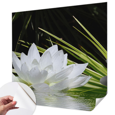 Samoljepljiva fototapeta za dnevni boravak Meditacija s ljiljanom