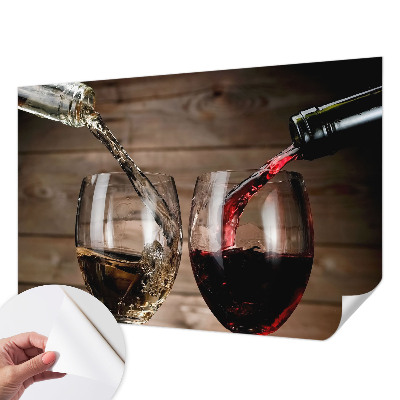Samoljepljiva fototapeta za dnevni boravak Čaše vina