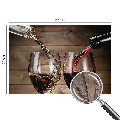 Samoljepljiva fototapeta za dnevni boravak Čaše vina