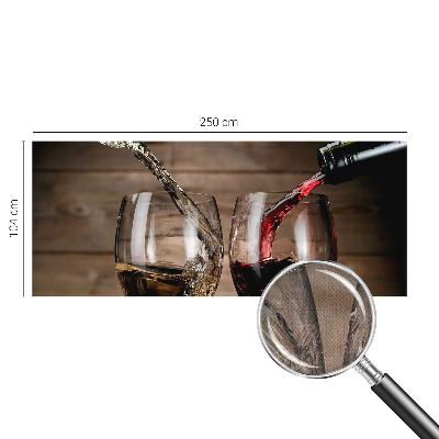 Samoljepljiva fototapeta za dnevni boravak Čaše vina