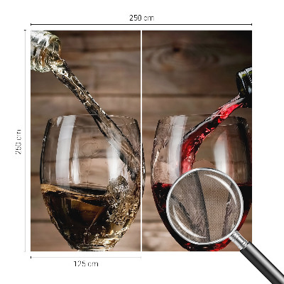 Samoljepljiva fototapeta za dnevni boravak Čaše vina