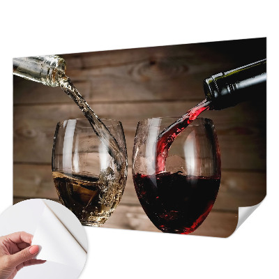 Samoljepljiva fototapeta za dnevni boravak Čaše vina