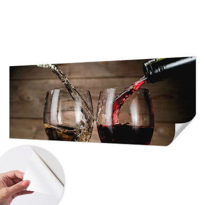 Samoljepljiva fototapeta za dnevni boravak Čaše vina