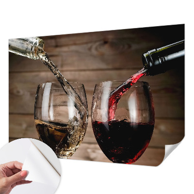 Samoljepljiva fototapeta za dnevni boravak Čaše vina