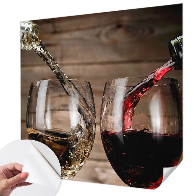 Samoljepljiva fototapeta za dnevni boravak Čaše vina