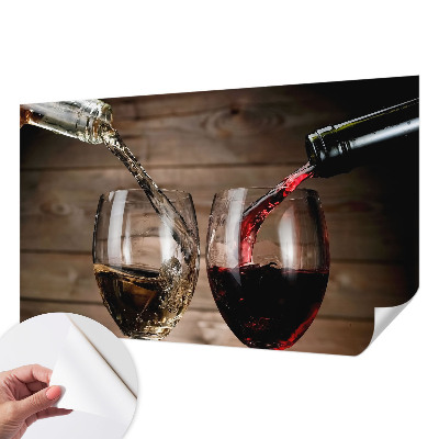 Samoljepljiva fototapeta za dnevni boravak Čaše vina
