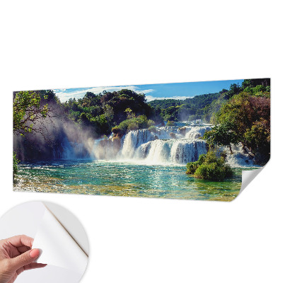 Samoljepljiva fototapeta za spavaću sobu Vodopadni krajolik