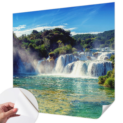 Samoljepljiva fototapeta za spavaću sobu Vodopadni krajolik