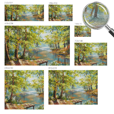 Fototapeta Idilično jezero