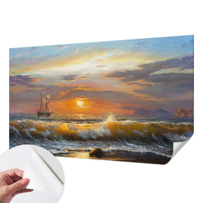 Samoljepljiva fototapeta za dnevni boravak Panorama mora