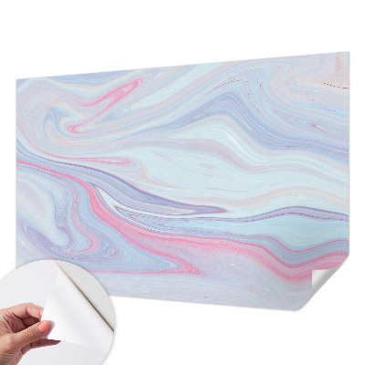 Fototapeta za dječju sobu s pastelnim vrtlogom u nježnim bojama