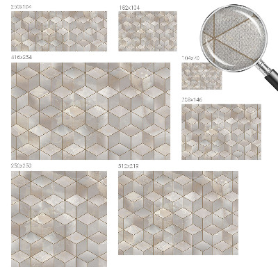 Dječja foto tapeta Geometrijski mozaik