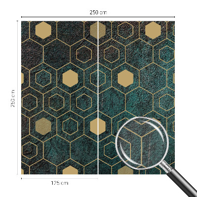 Foto tapeta za dječju sobu Geometrijski šesterokuti