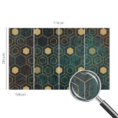 Foto tapeta za dječju sobu Geometrijski šesterokuti