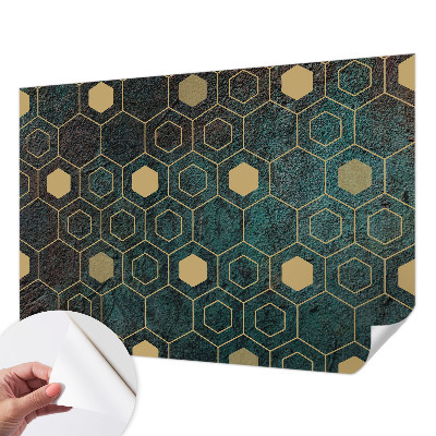 Foto tapeta za dječju sobu Geometrijski šesterokuti
