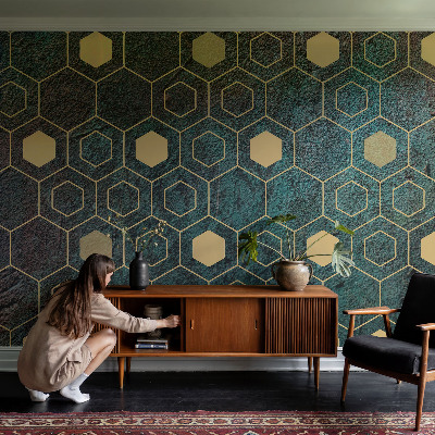 Foto tapeta za dječju sobu Geometrijski šesterokuti