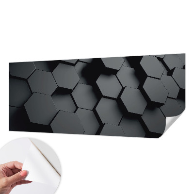 Zidna tapeta 3D šesterokuti