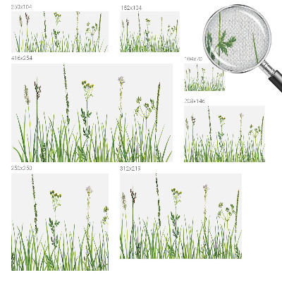 Foto tapeta za dječju sobu Suptilna flora