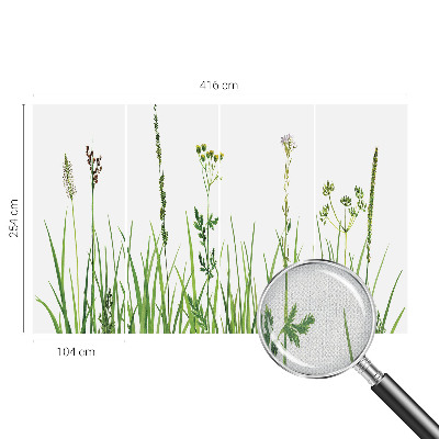 Foto tapeta za dječju sobu Suptilna flora