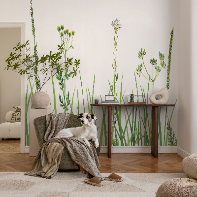 Foto tapeta za dječju sobu Suptilna flora