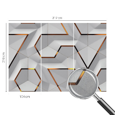 Foto tapeta Trodimenzionalni uzorci