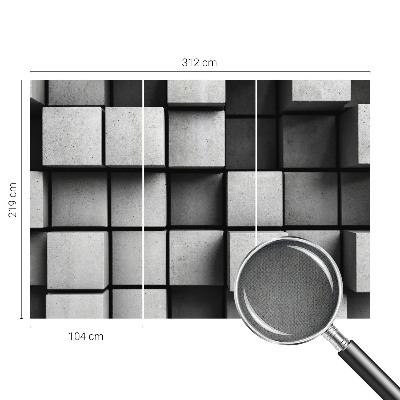Fototapeta za dječju sobu Geometrijske kocke
