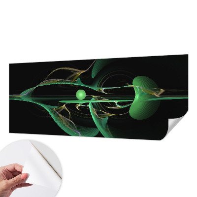 Fototapeta za dječju sobu Zeleni valovi