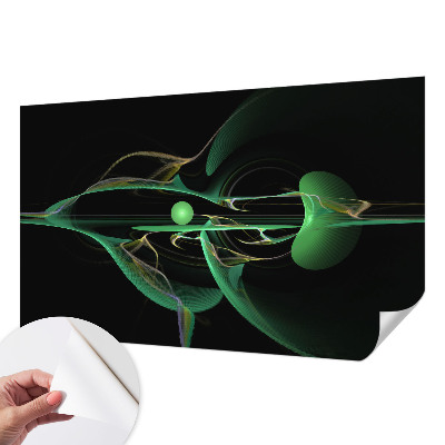 Fototapeta za dječju sobu Zeleni valovi