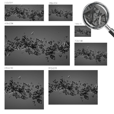 Samoljepljiva foto tapeta Geometrijske apstrakcije