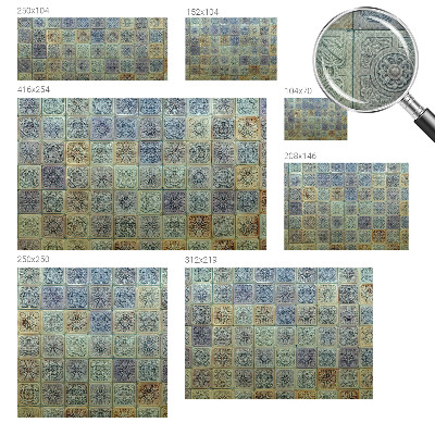 Samoljepljiva foto tapeta Geometrijske pločice