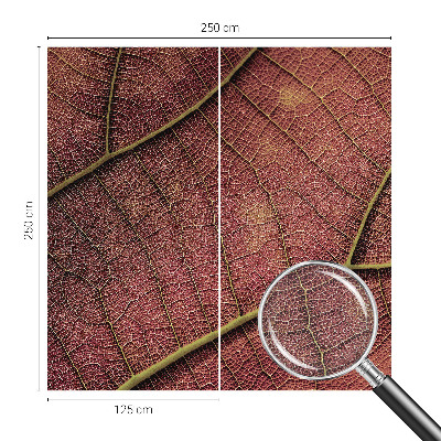 Foto tapet Lisnata tekstura
