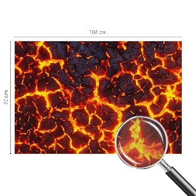 Dječja foto tapeta Jaka magma