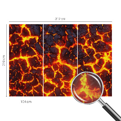 Dječja foto tapeta Jaka magma