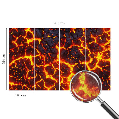 Dječja foto tapeta Jaka magma