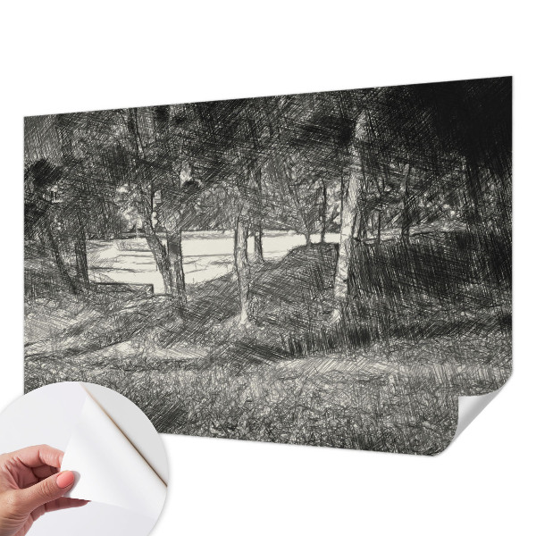 Samoljepljiva fototapeta za spavaću sobu Miran krajolik