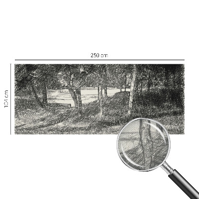 Samoljepljiva fototapeta za spavaću sobu Miran krajolik