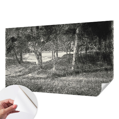 Samoljepljiva fototapeta za spavaću sobu Miran krajolik
