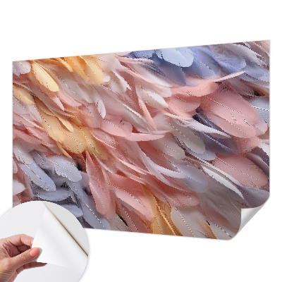Fototapeta za dječju sobu Pastelno perje
