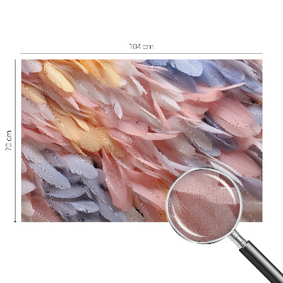Fototapeta za dječju sobu Pastelno perje